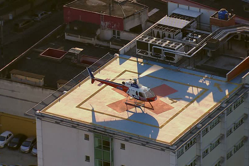 杭州医疗救援屋顶停机坪